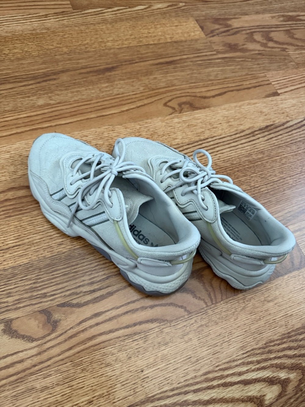 adidas Neutral Beige Lace-Up Chunky Sneakers